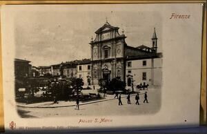 Vintage Venezia Piazza San Marco Italy Postcard by Francesco Pineider Firenze